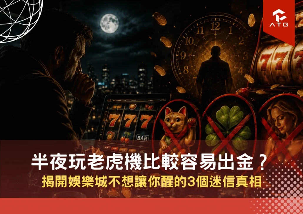 半夜玩老虎機比較容易出金？揭開娛樂城不想讓你醒的3個迷信真相